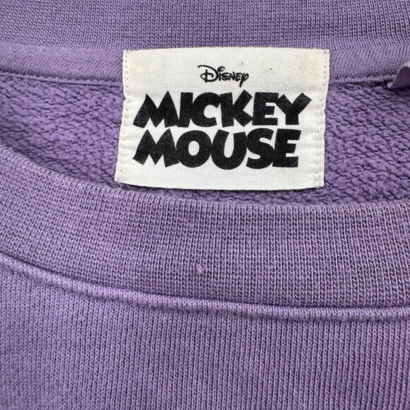 Disneyland Mickey Mouse Genuine Mousewear Purple Tie-Dye Sweatshirt plus size 1X - Picture 3 of 13